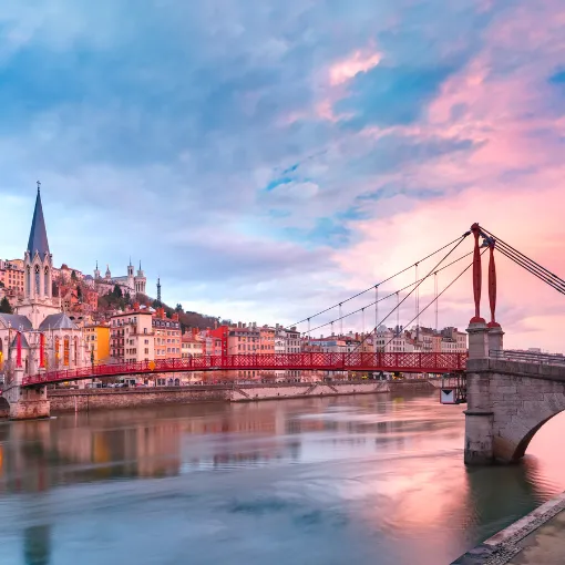 La passerelle Saint-Vincent de Lyon